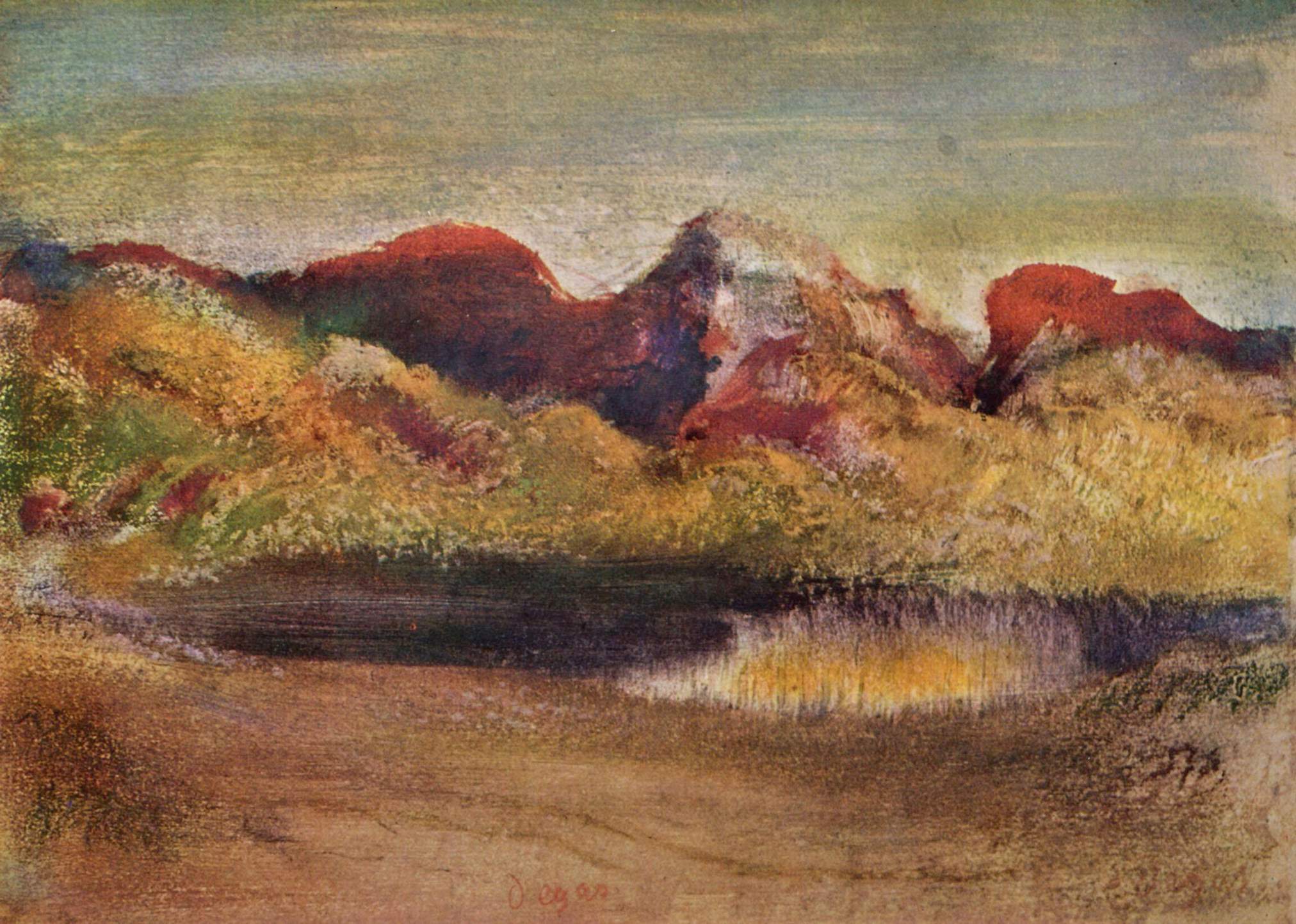 Lake and Mountains 1893